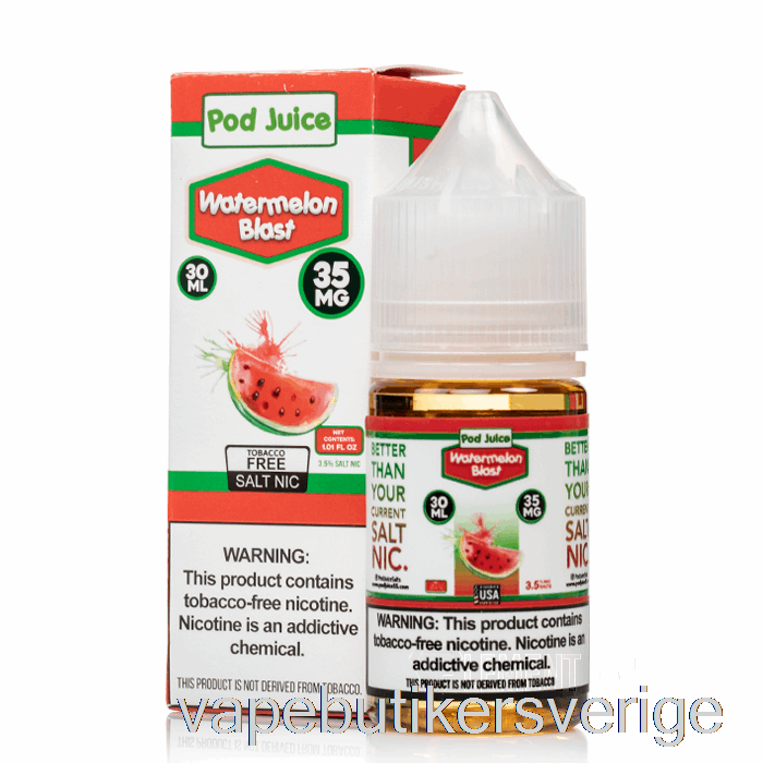 Vape Sverige Vattenmelon Blast - Pod Juice - 30ml 35mg